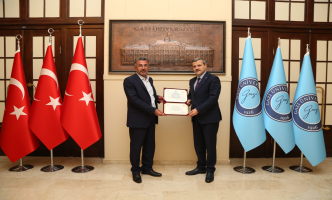 Kahramanmaraş İl Müftüsü Mustafa Tekin, Rektörümüz Prof. Dr. Musa Yıldız’ı Ziyaret Etti
